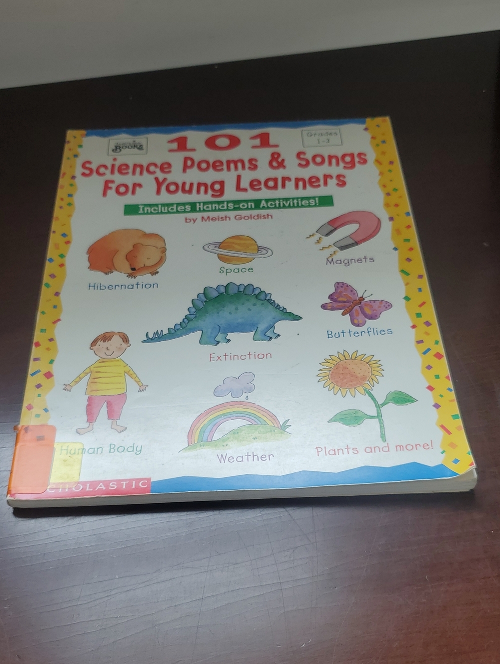 Scholastic 101 Science Poems & Songs for Young Learners - Meish Goldish Preowned